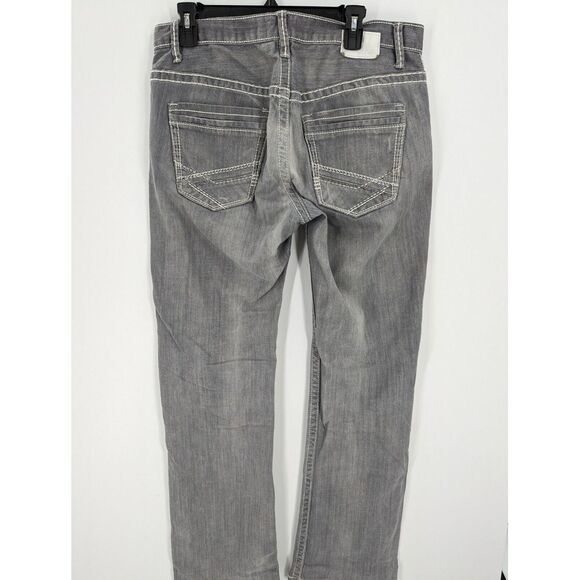 Buckle BKE Derek Men's Gray Regular Medium Wash Flex Denim Jeans, 33 XL, 34" - Picture 8 of 13